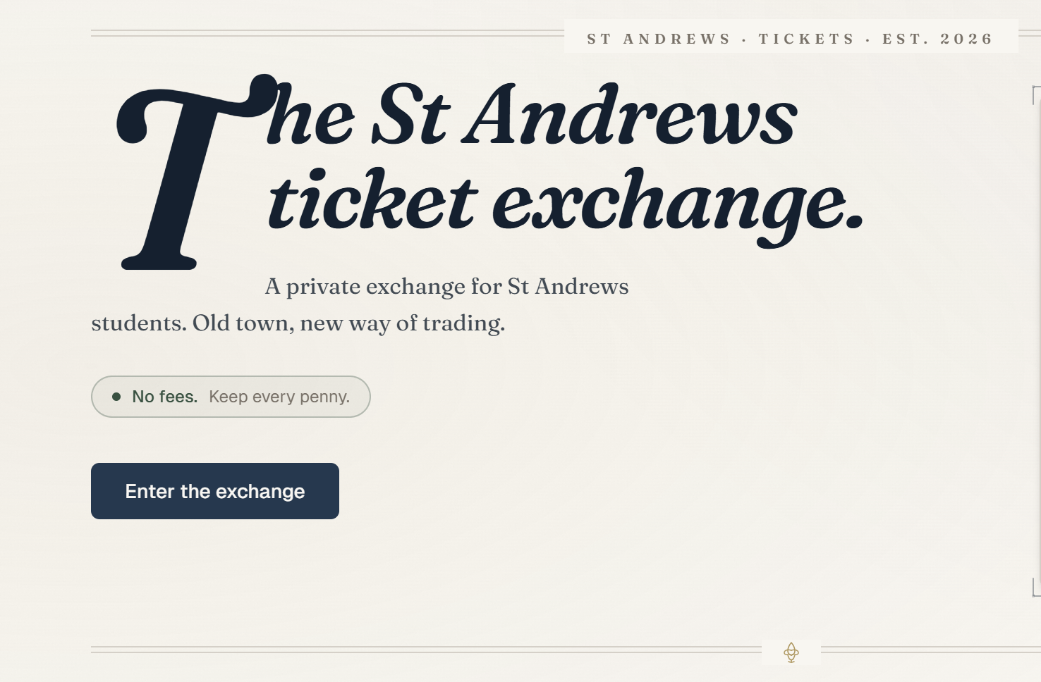 St Andrews Tickets